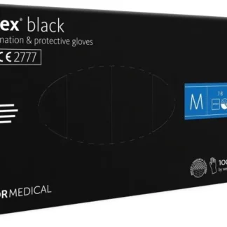 rękawiczki nitrylowe czarne 100 sztuk — zdjęcie produktu