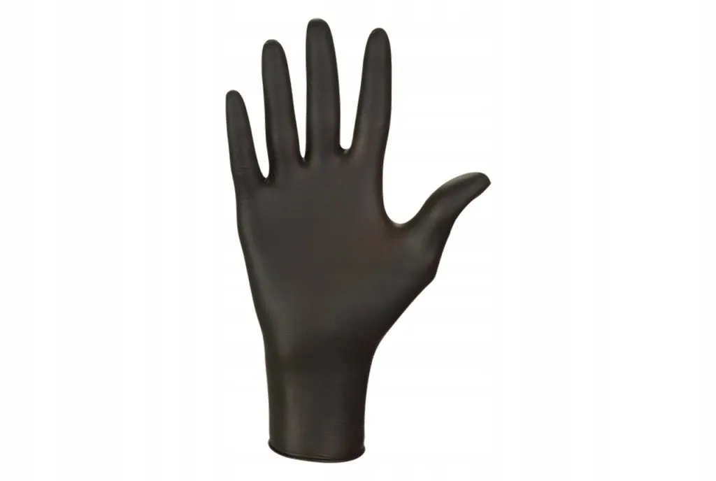 rękawiczki nitrylowe czarne s 100 sztuk